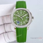 GR Factory Copy Patek Philippe Aquanaut Luce Diamond Green 38.8mm Watches